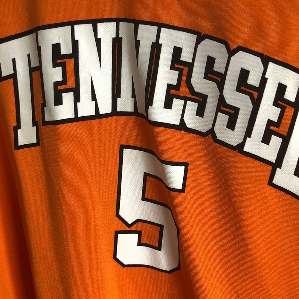 Tennessee Orange Jersey with Bold White Number 5